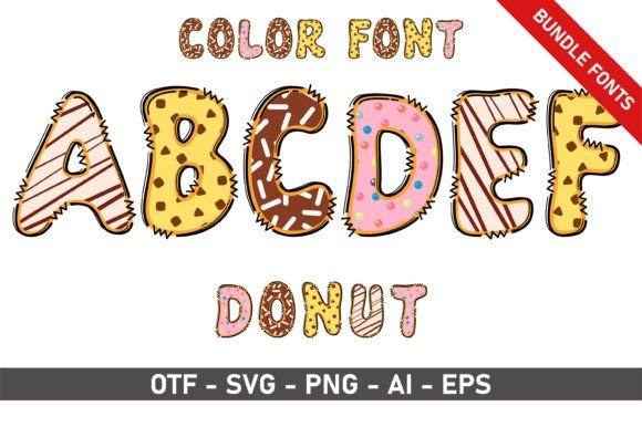 Donut Bundle Font - Featured Image
