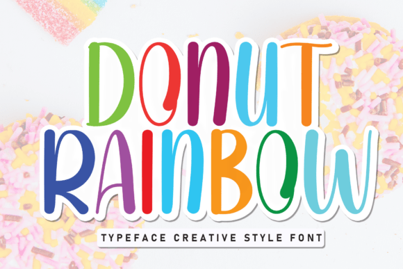 Donut Rainbow Font - Featured Image