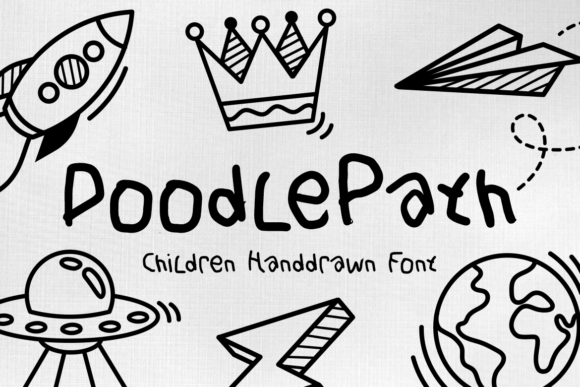 Doodle Path Font - Featured Image