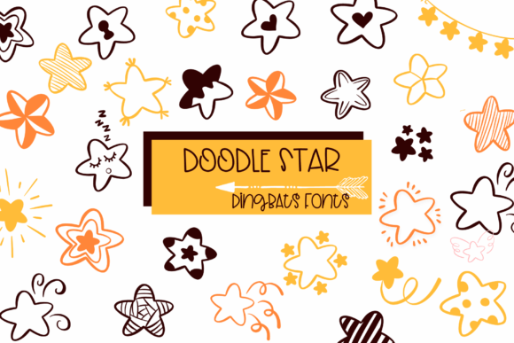 Doodle Star Font - Featured Image