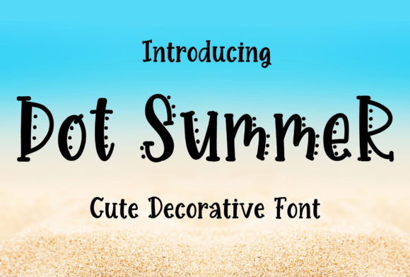 Dot Summer Font - Featured Image