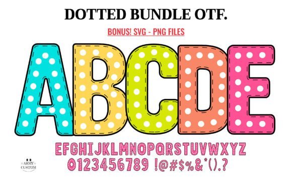 Dotted Bundle Font - Featured Image