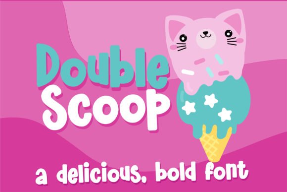 Double Scoop Font - Featured Image
