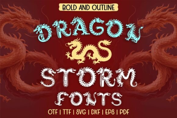 Dragon Storm Font - Featured Image