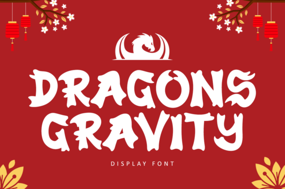 Dragons Gravity Font - Featured Image