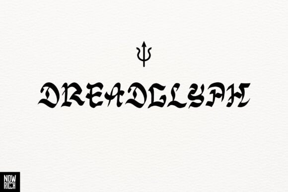 Dreadglyph Font - Featured Image