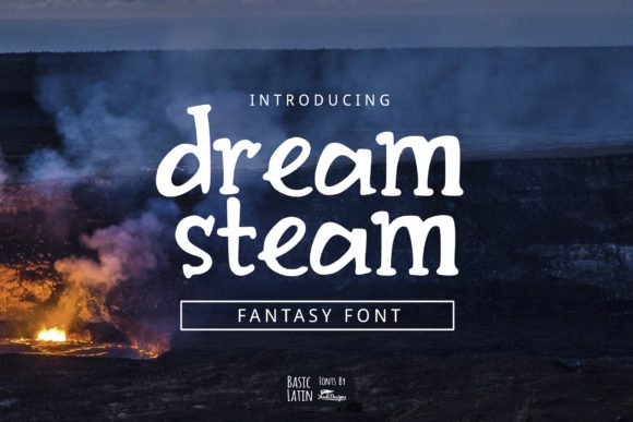 Dream Steam Font - Featured Image