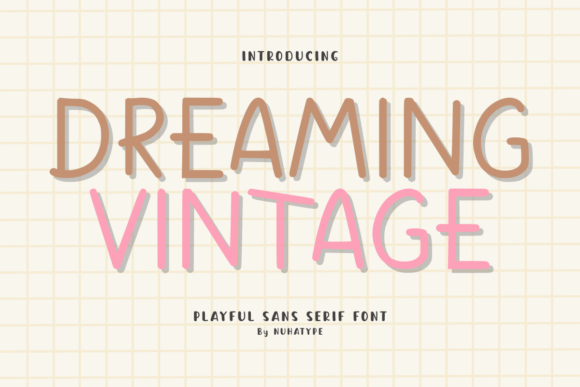 Dreaming Vintage Font - Featured Image