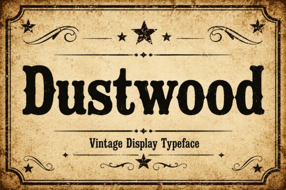Dustwood Font - Featured Image