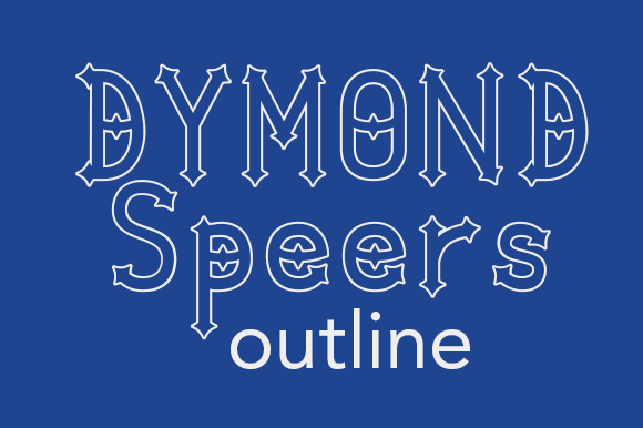 Dymond Speers Outline Font - Featured Image