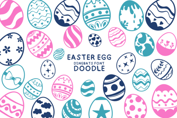 Easter Egg Doodle Font - Featured Image