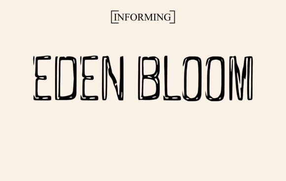 Eden Bloom Font - Featured Image