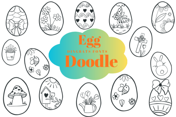 Egg Doodle Font - Featured Image