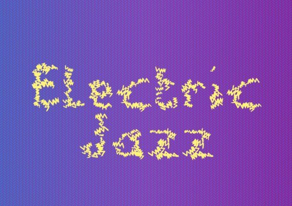 Electric Jazz Font - Featured Image