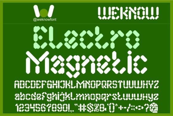 Electro Magnetic Font - Featured Image