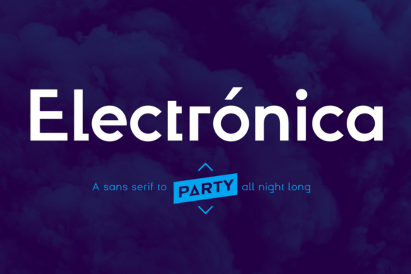 Electrónica Family Font - Featured Image