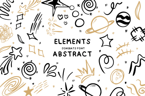 Elements Abstract Font - Featured Image