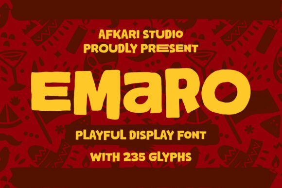 Emaro Font - Featured Image