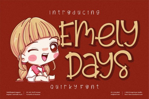 Emely Days Font - Featured Image