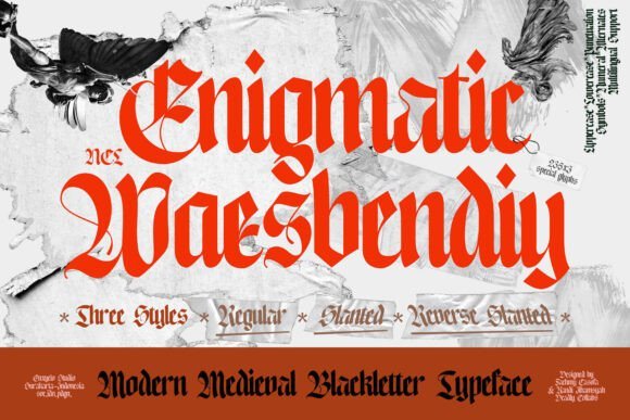 Enigmatic Waesbendiy Font - Featured Image