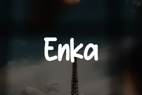 Enka Font - Featured Image