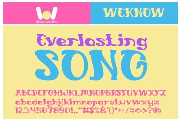Everlasting Song Font - Featured Image