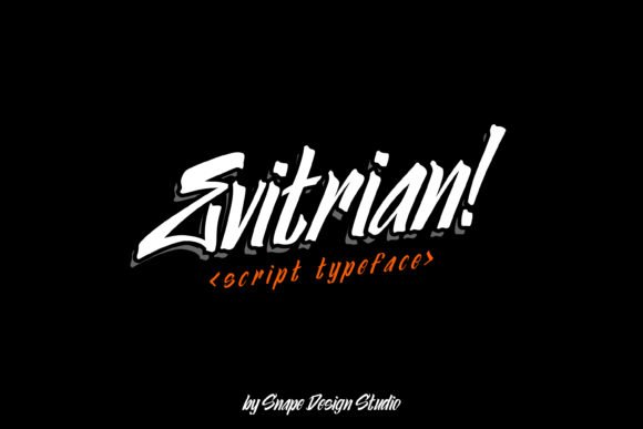 Evitrian Font - Featured Image