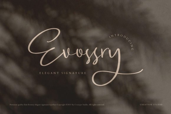 Evossry Font - Featured Image