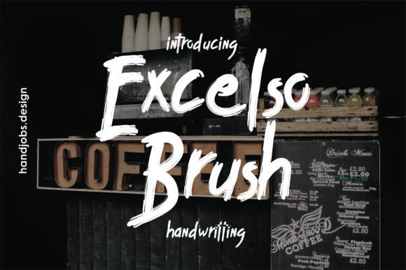 Excelco Brush Font - Featured Image