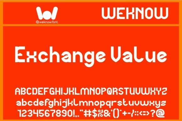 Exchange Value Font - Featured Image