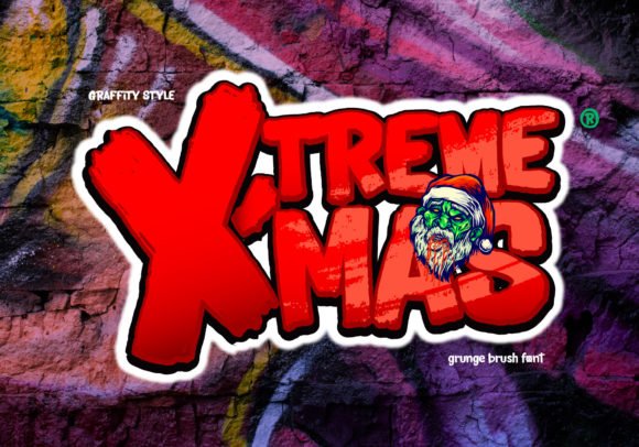 Extreme Xmas Font - Featured Image