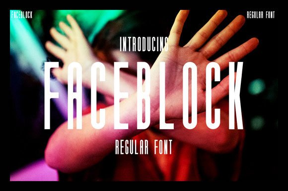 Faceblock Font - Featured Image