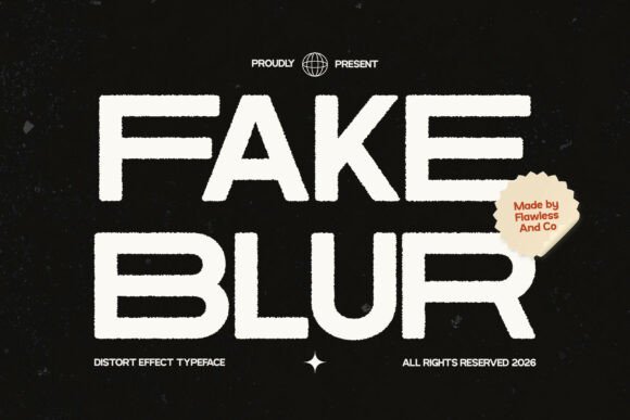 Fake Blur Font - Featured Image