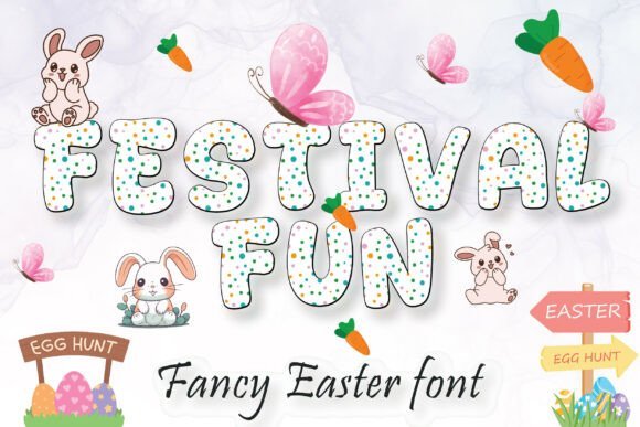 Fancy Dot Easter Font - Featured Image