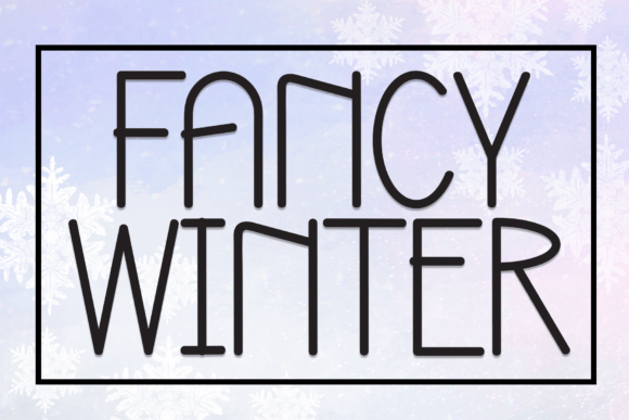 Fancy Winter Font - Featured Image