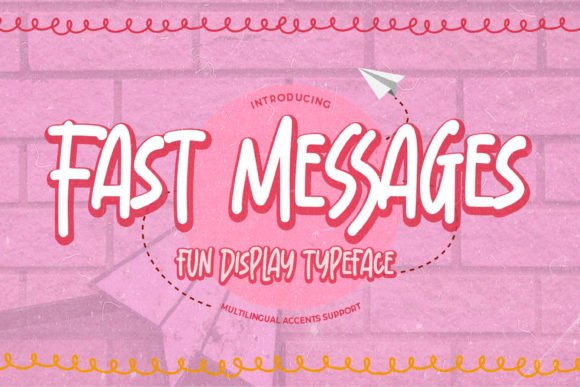 Fast Messages Font - Featured Image