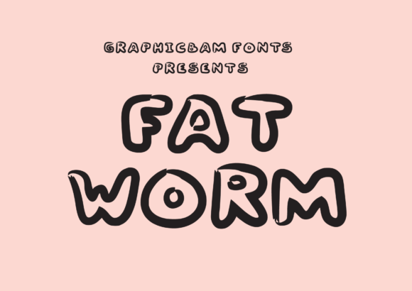 Fat Worm Font - Featured Image