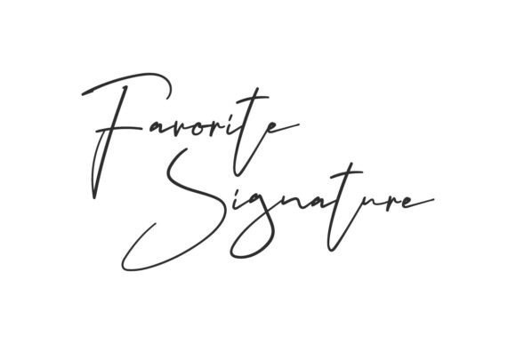 Favorite Signature Font - Featured Image