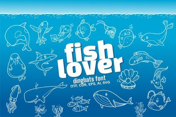 Fish Lover Font - Featured Image