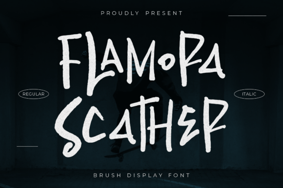 Flamora Scather Font - Featured Image