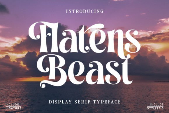 Flatens Beast Font - Featured Image