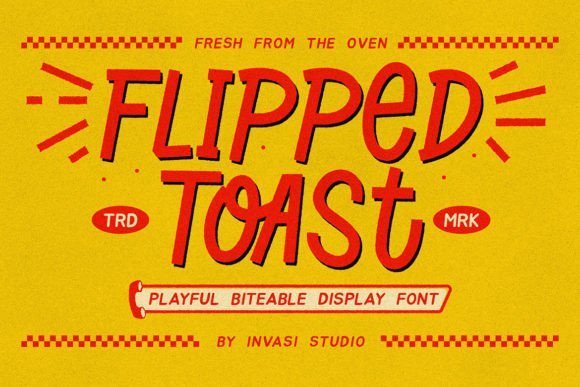 Flipped Toast Font - Featured Image