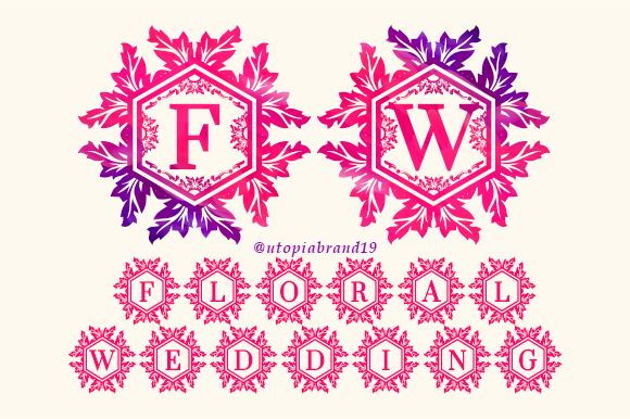 Floral Wedding Font - Featured Image