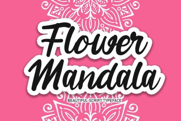 Flower Mandala Font - Featured Image