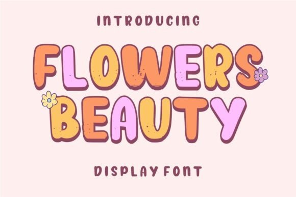 Flowers Beauty Font - Featured Image