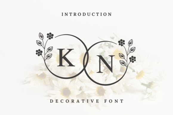 Flowers Monogram Font - Featured Image