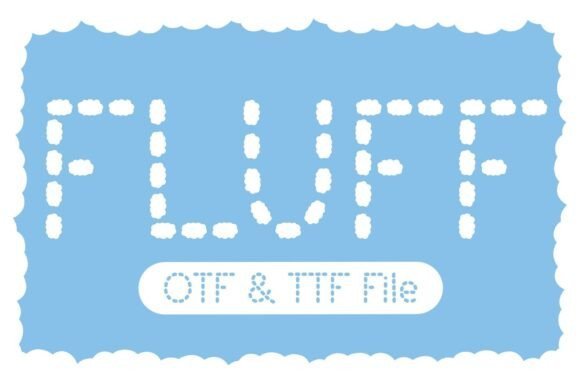 Fluff Line Font - Featured Image