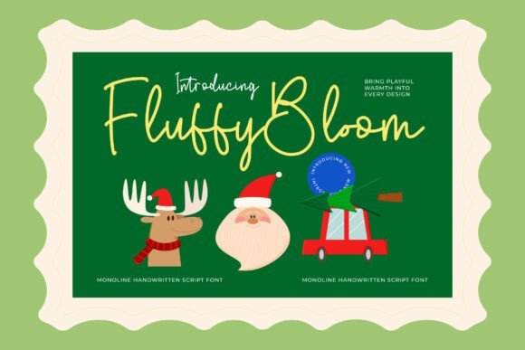 Fluffy Bloom Font - Featured Image
