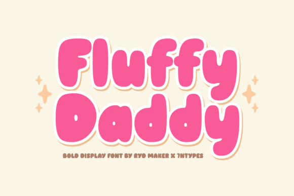 Fluffy Daddy Font - Featured Image