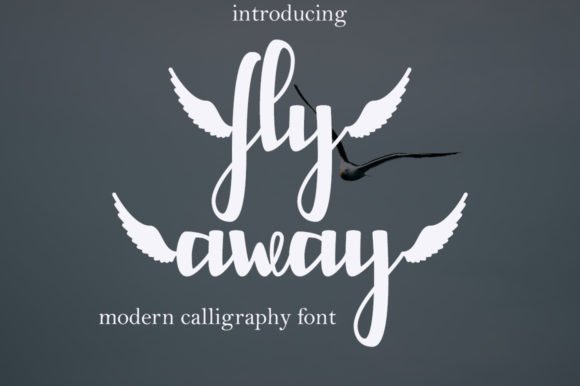 Fly Away Font - Featured Image